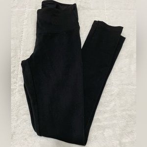 White House Black Market Black Knit Instantly Slimming Pull On Mid Rise Leggings